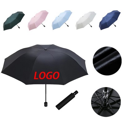 Automatic Vinyl Uv Sunscreen Folding Umbrella