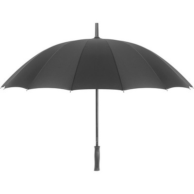 Windproof Large 16-Bone Long Handle Straight Rainbow Umbrella